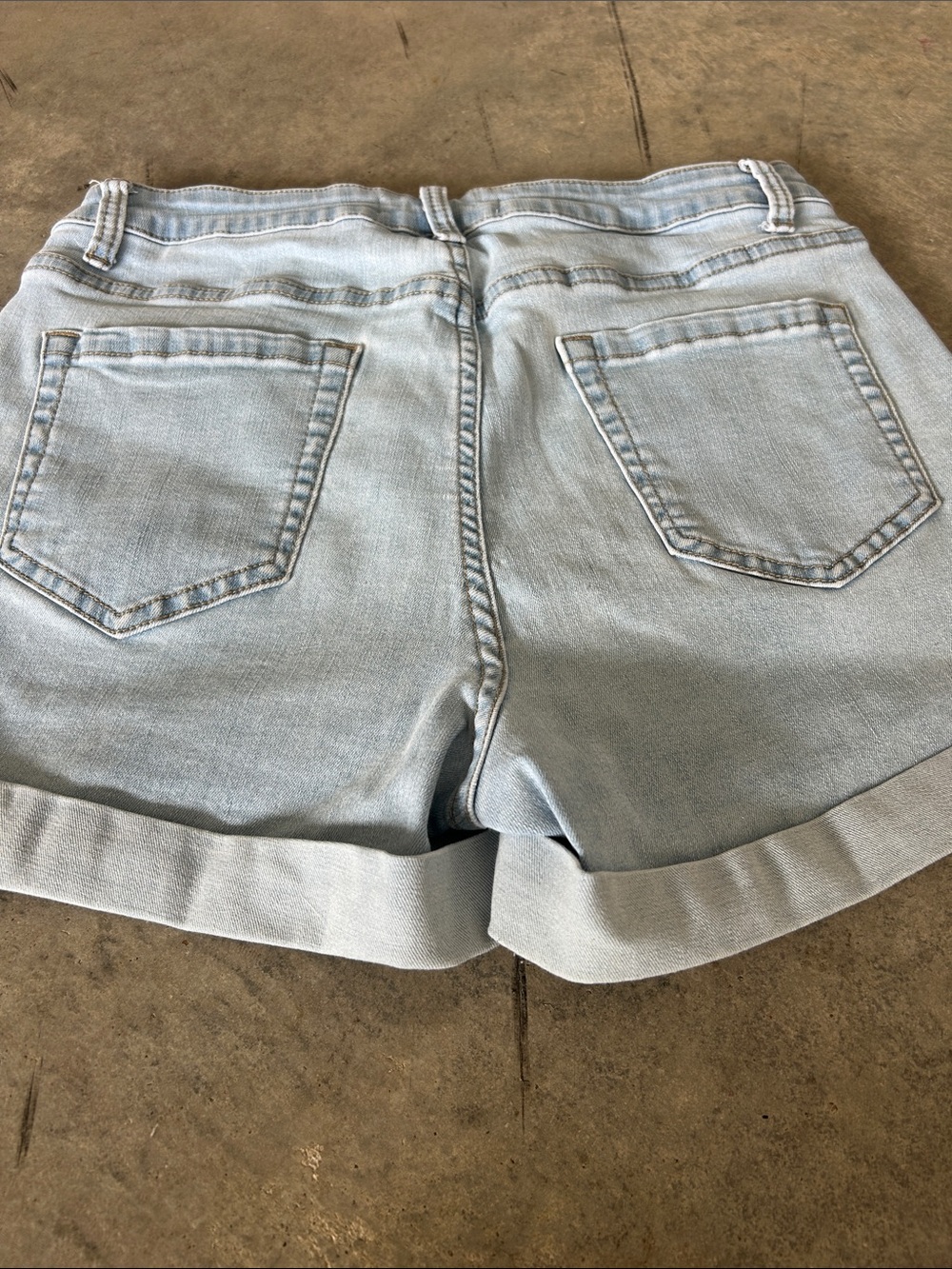 American Eagle Outfitters, Aeropostale, & ThCreasa Blue Jean Distressed Shorts - Picture 13 of 13